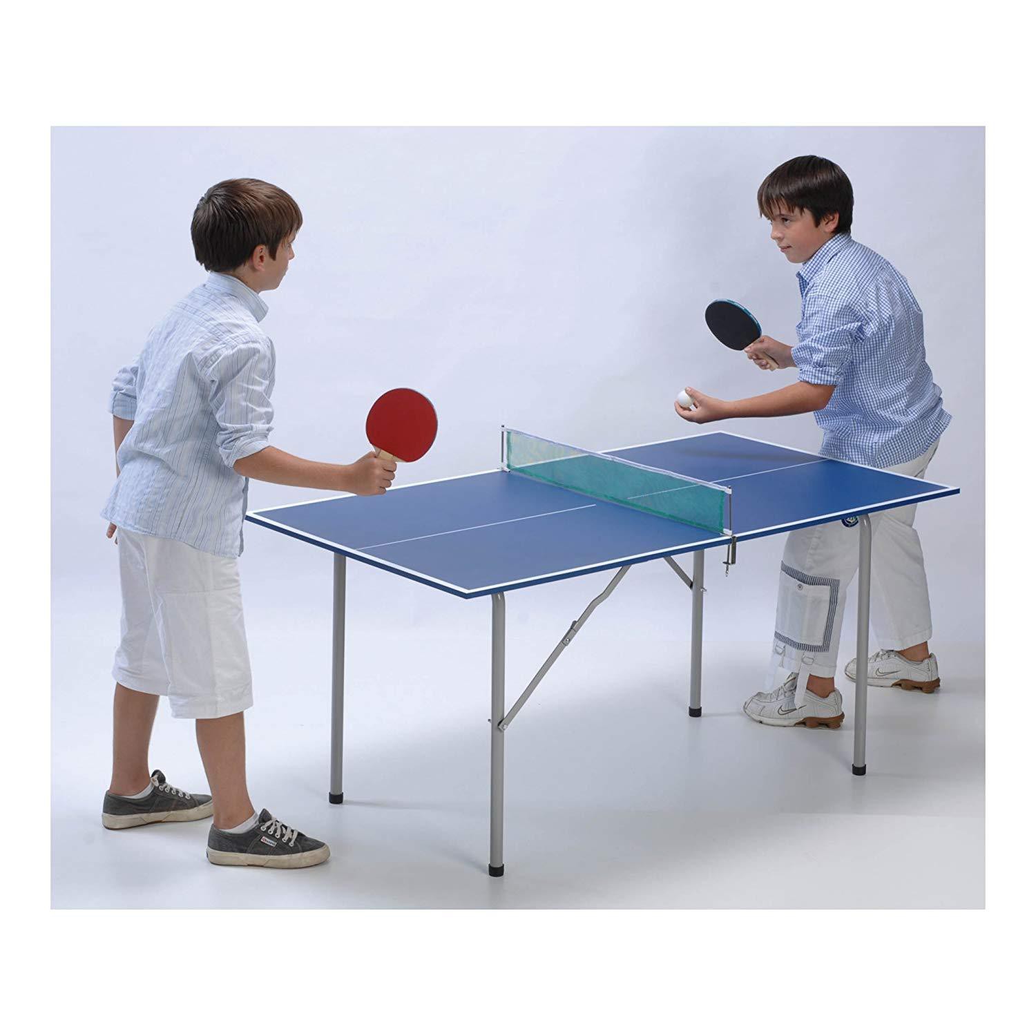 Tavolo Da Ping Pong Bambini Dimensioni 135x75 Cm Sport Gioco Richiudibile