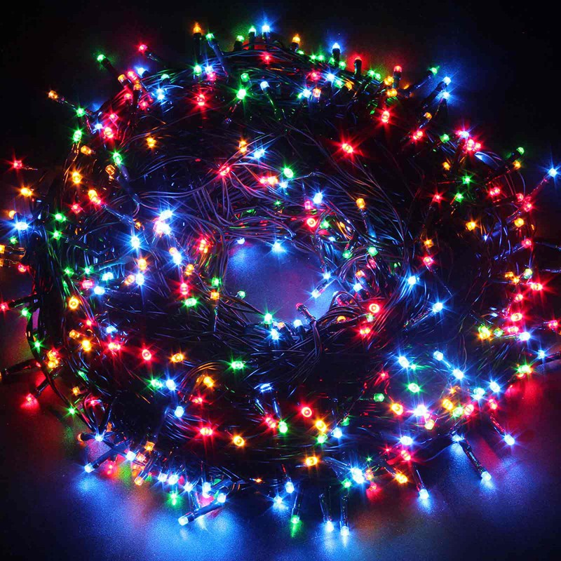 Immagini Natale Luci.600 Mini Lucciole Luci Di Natale Per Presepe Albero Multicolore Rgb Luminoso Casa E Arredamento Catalogo