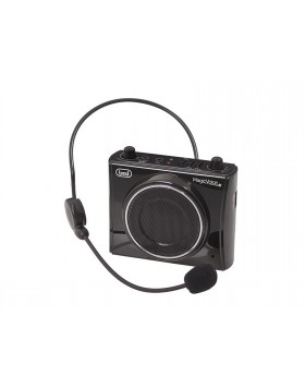 Amplificatore vocale Trevi Nero Micro SD Funzione Karaoke AUX-IN USB LED Voce