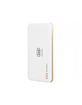 Caricabatterie Trevi Power Con 4 led Emergenza Bianco Portatile Iphone Tablet