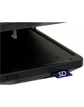 Lettore DVD portatile Trevi Adattatore Alimentatore USB 12V Nero Sistema video