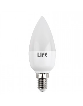 LAMPADA LAMPADINA A LED ATTACCO E14 5,5 WATT CANDELA LUCE NATURA NATURALE LIFE
