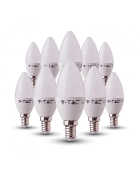 10 Pezzi Lampadina Lampade E14 Luce Bianca Calda V-tac 320 Lumen 4 Watt 2700 K