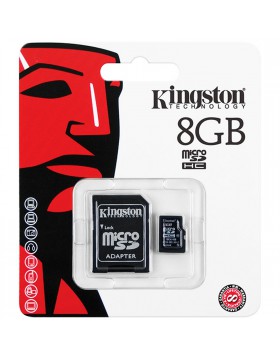 Scheda di Memoria SD Memory Card Classe 8 GIGA GB Micro KINGSTON per Smartphone